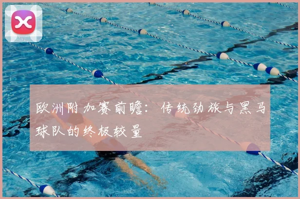 欧洲附加赛前瞻：传统劲旅与黑马球队的终极较量